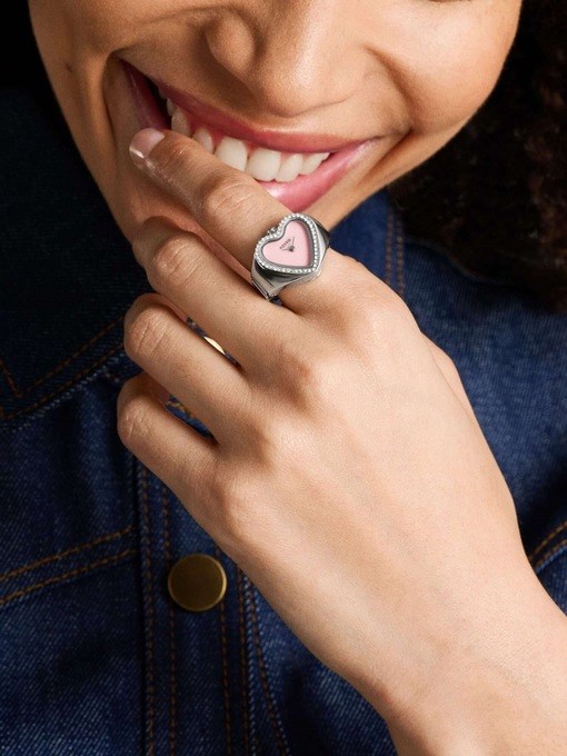 Fossil Watch Ring Silver Watch ES5408