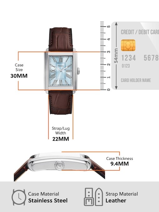 Fossil Carraway Brown Watch FS6110