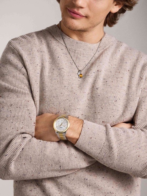 Fossil Neutra Two Tone Watch FS6112