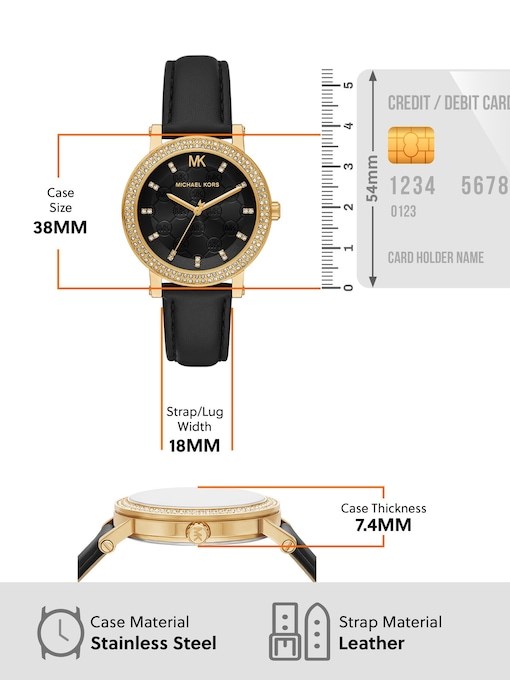 Michael Kors Corey Black Watch MK4896