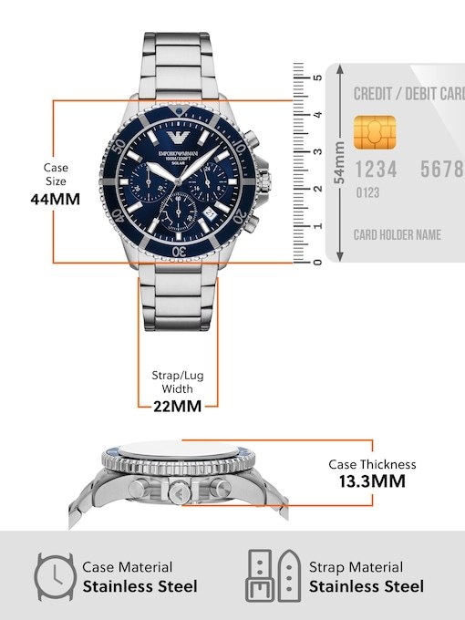 Emporio Armani Silver Watch AR11681