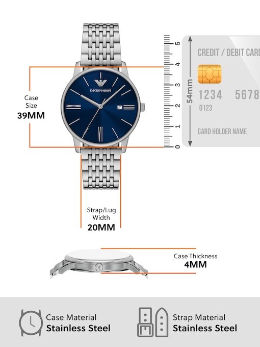 Emporio Armani Silver Watch AR11674