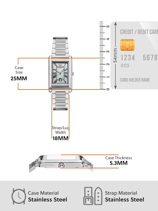 Emporio Armani Silver Watch AR11664