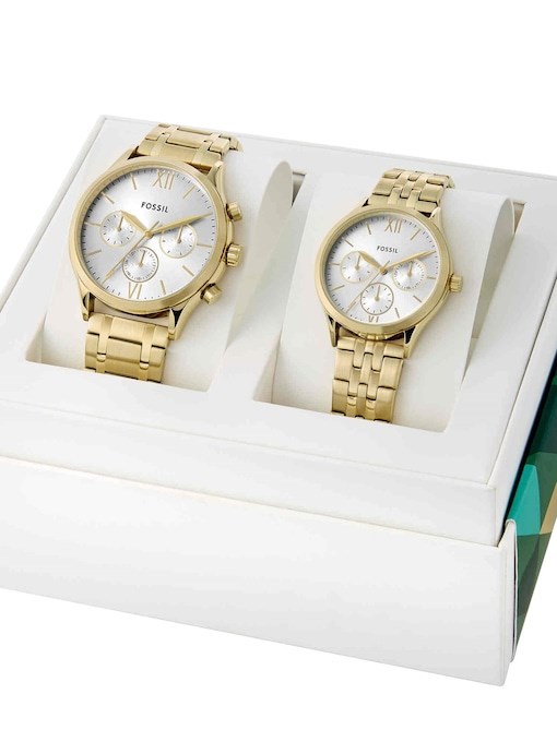 Fossil Fenmore Gold Watch BQ2899SET