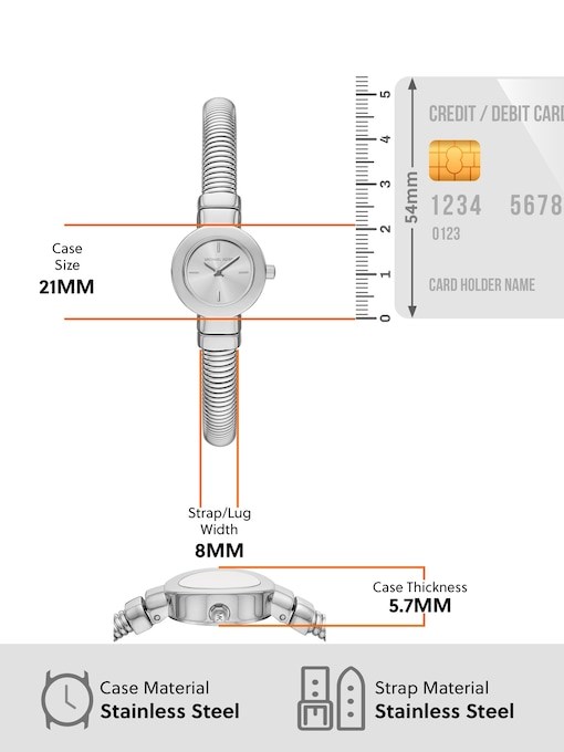 Michael Kors Gramercy Silver Watch MK7529