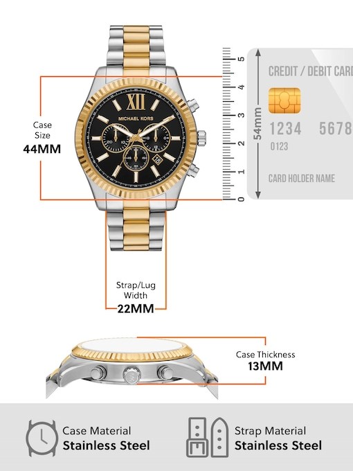 Michael Kors Lexington Two Tone Watch MK9207
