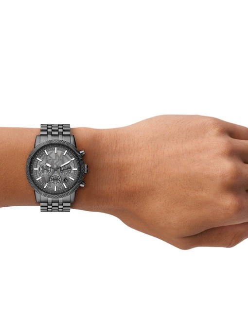 Michael Kors Hutton Gun-Metal Watch MKO1164