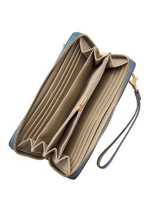 Fossil Logan Blue Clutch SL7831106