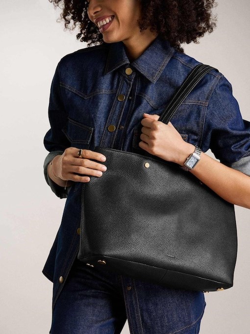 Fossil Jessie Black Tote Bag ZB11105001