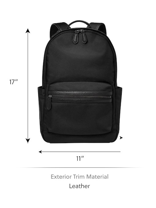 Fossil Buckner Black Backpack MBG9630001