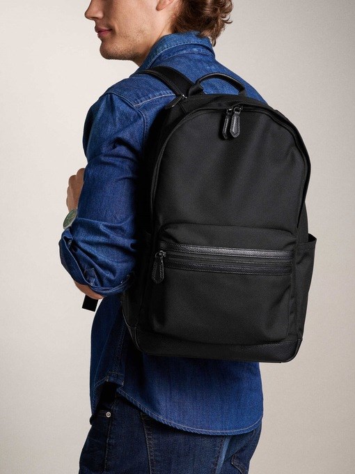Fossil Buckner Black Backpack MBG9630001