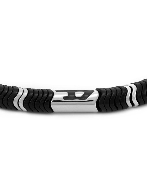 Diesel D Logo Silver Bracelet DX1572931