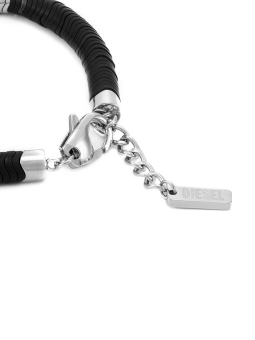 Diesel D Logo Silver Bracelet DX1572931