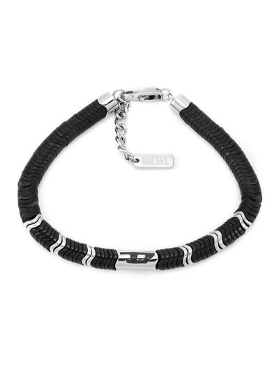 Diesel D Logo Silver Bracelet DX1572931