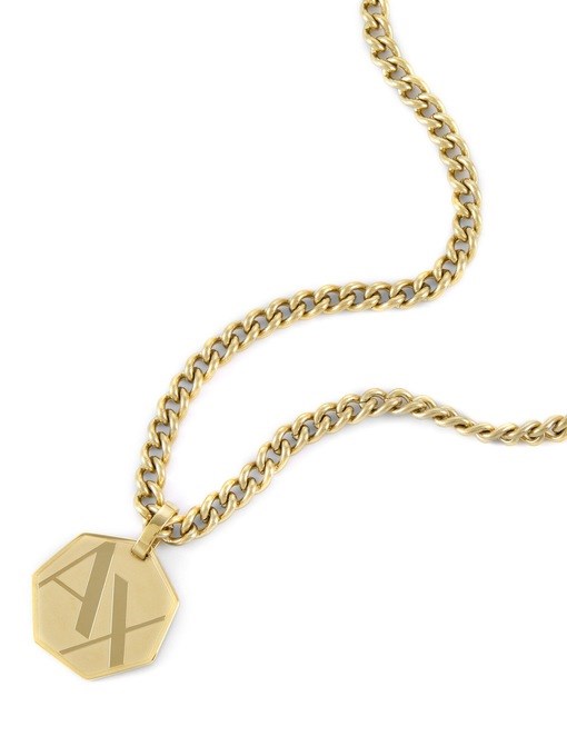 Armani Exchange Gold Necklace AXG0152710