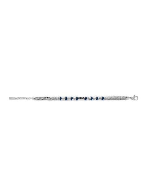Diesel D Logo Silver Bracelet DX1574931