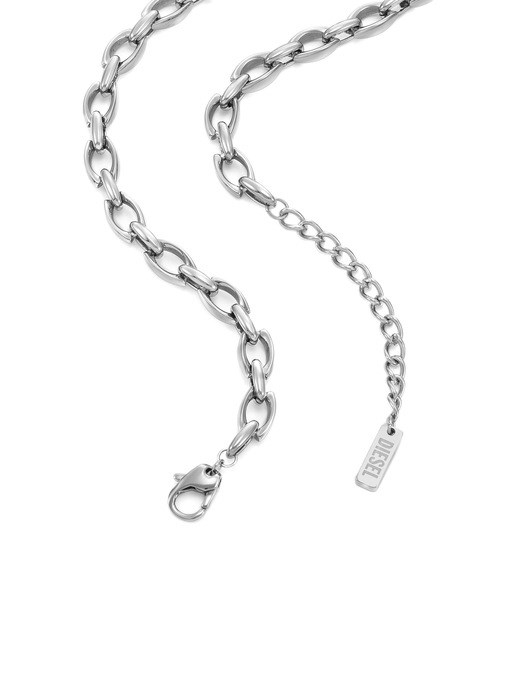Diesel Metamorph Silver Necklace DX1582040