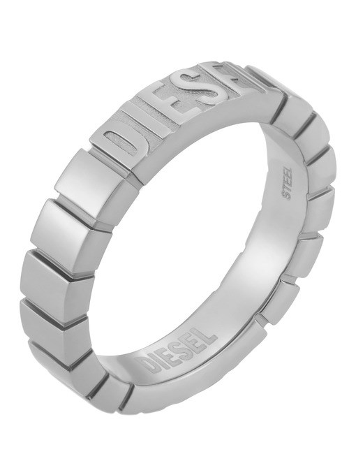 Diesel Font Silver Ring DX1591040