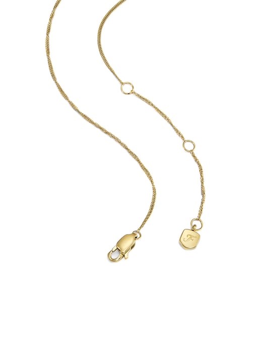 Fossil Jewelry Gold Necklace JF04857710