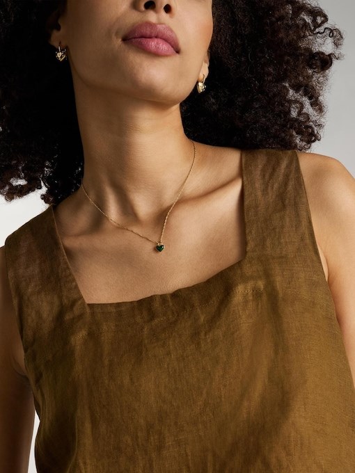 Fossil Jewelry Gold Necklace JF04857710