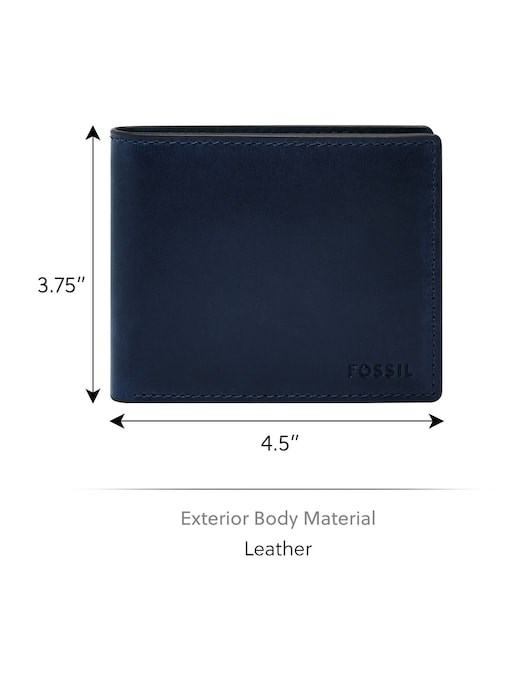 Fossil Derrick Blue Wallet ML3687545