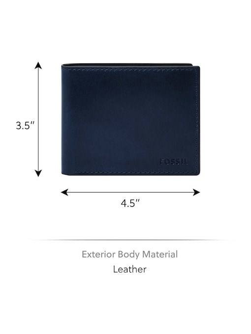 Fossil Derrick Blue Wallet ML3681545