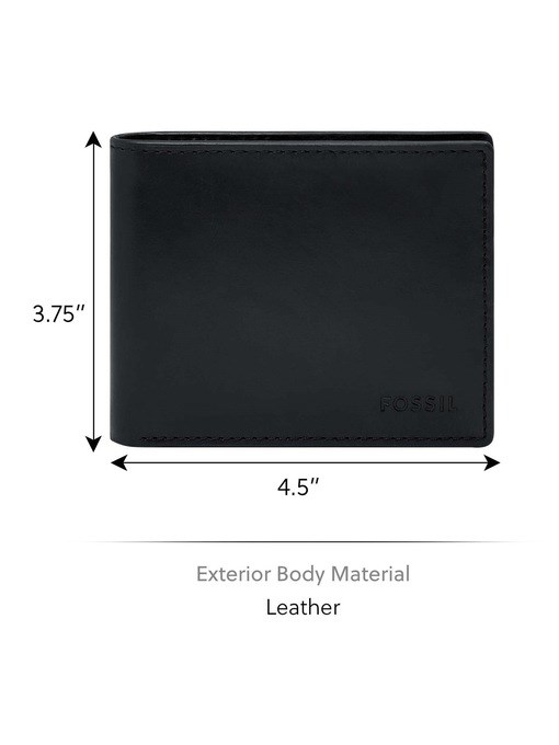 Fossil Derrick Black Wallet ML4703001