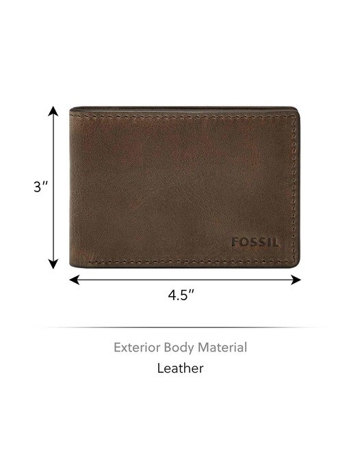 Fossil Derrick Gray Wallet ML4702147