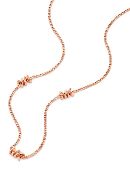 Michael Kors Premium Rose Gold Necklace MKC1780791