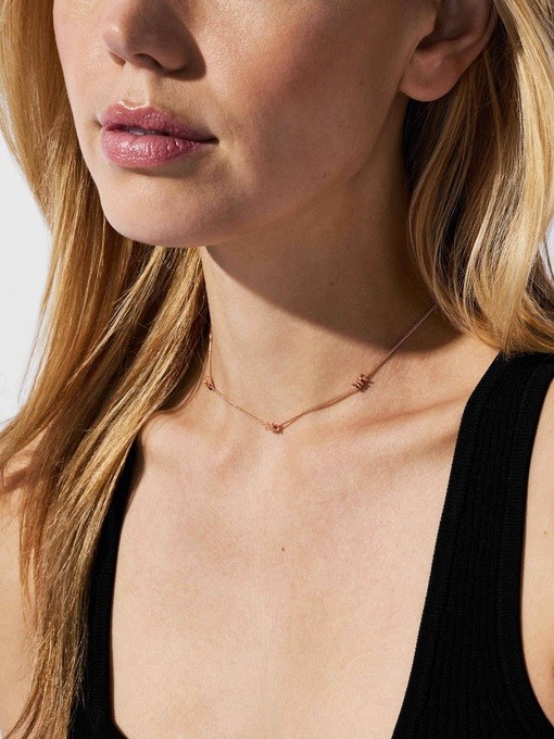 Michael Kors Premium Rose Gold Necklace MKC1780791