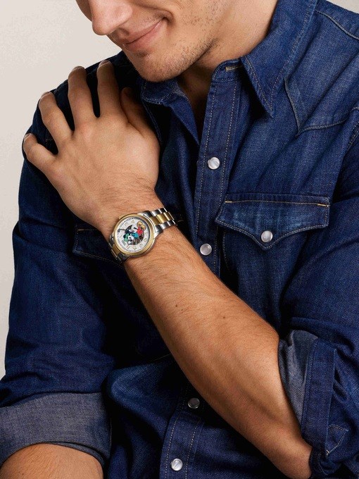 Fossil Mickey Mouse Two Tone Watch LE1193