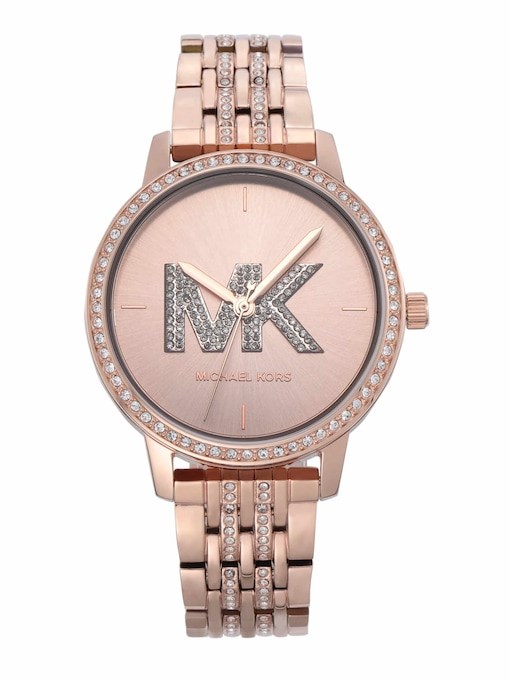 Michael Kors Outlet Melissa Rose Gold Watch MK4372