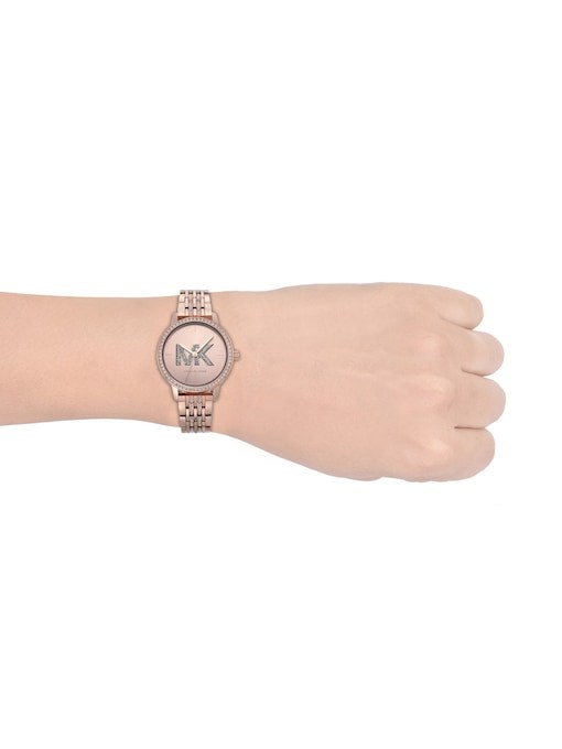 Michael Kors Outlet Melissa Rose Gold Watch MK4372
