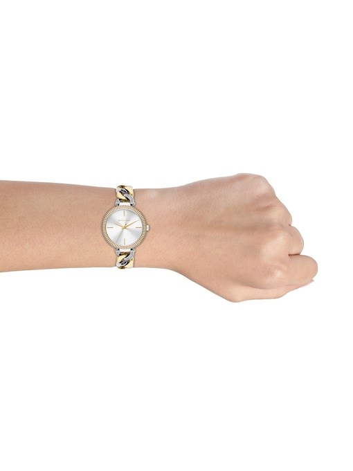 Michael Kors Outlet Catelyn Two Tone Watch MK4633