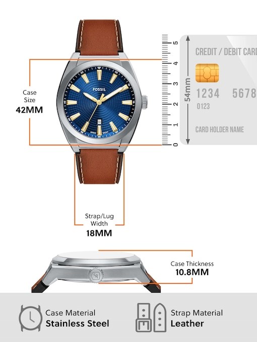 Fossil Everett Brown Watch FS6115