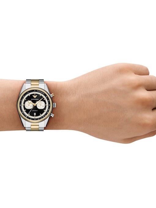 Emporio Armani Gold, Silver Watch AR11678