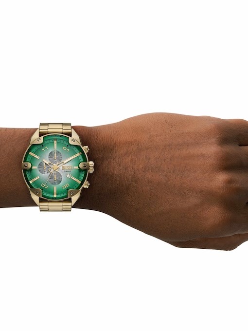 Diesel Spiked Gold Watch DZ4685