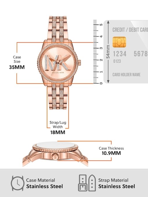 Michael Kors Ritz Rose Gold Watch MK7541