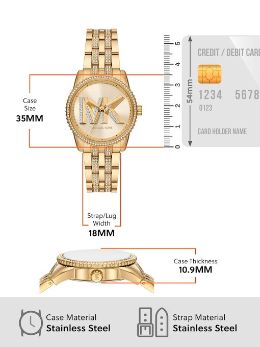 Michael Kors Ritz Gold Watch MK7540