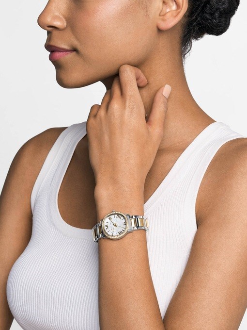 Michael Kors Sage Gold, Silver Watch MK4910
