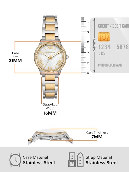 Michael Kors Sage Gold, Silver Watch MK4910