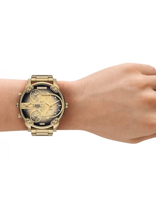 Diesel Mr. Daddy Slim Gold Watch DZ7490