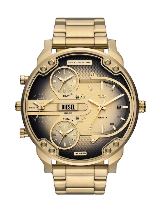 Diesel Spiked Gold Watch DZ4685