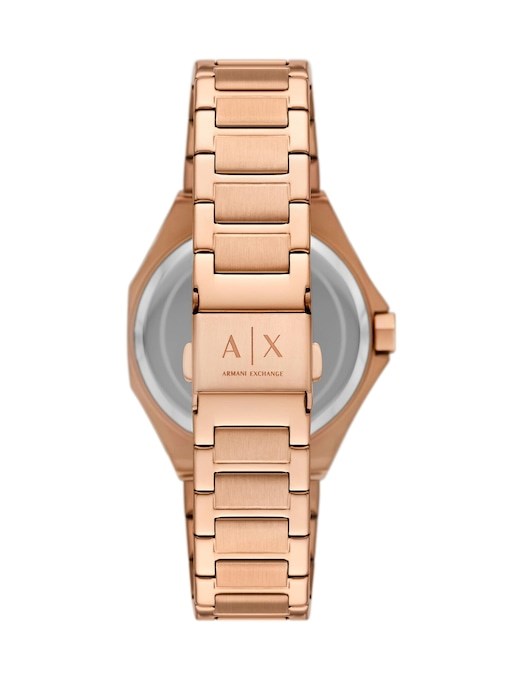 Armani Exchange Rose Gold Watch AX4619