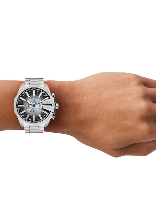 Diesel Mega Chief Slim Silver Watch DZ4686