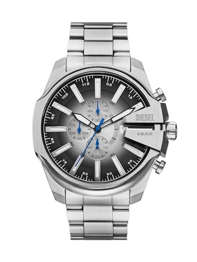 Diesel Mega Chief Slim Silver Watch DZ4686