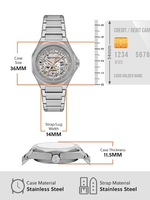 Armani Exchange Silver Watch AX4618