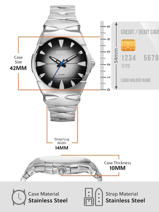 Diesel D-Sruptor Silver Watch DZ2224