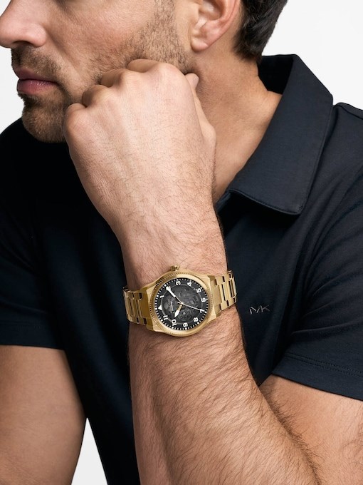 Michael Kors Panorama Gold Watch MK9218