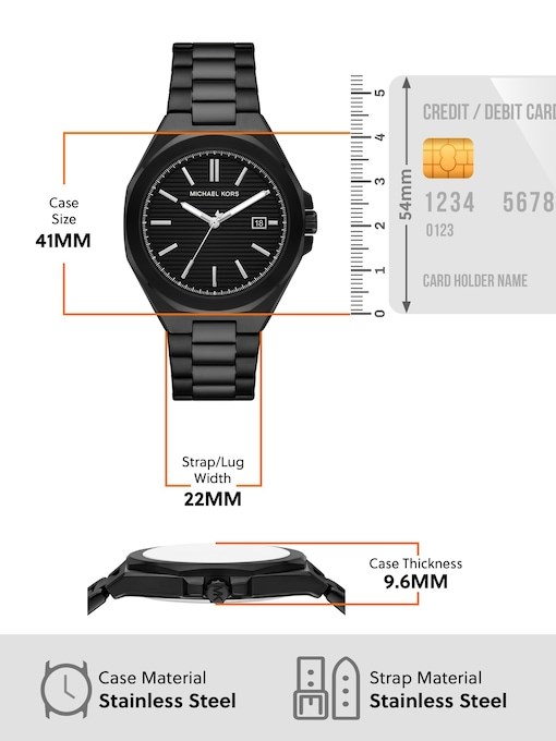 Michael Kors Callum Black Watch MKO1180